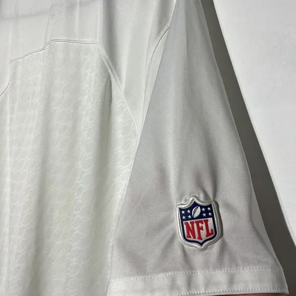 Nike White Baltimore Ravens Dri-Fit Polo Size L - Picture 8 of 10